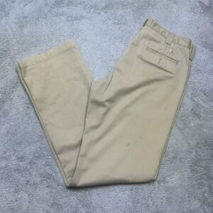 Carhartt Pants Mens 34x36 Khaki B290 Twill Straight Chino Work Business Trousers